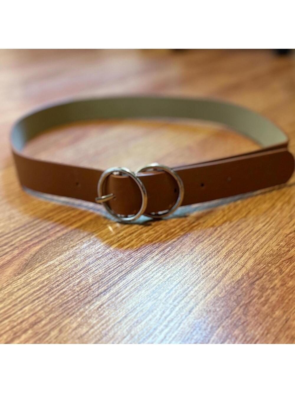 Women's Accessories | Belt | Tan & Silver | Size L